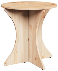 Dohányzóasztal 2 pcs Természetes 46 x 46 x 47 cm Tömör fenyőfa