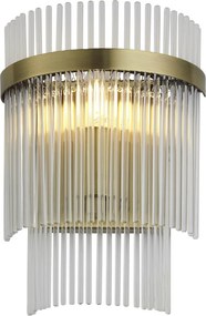 Endon glamour modern fali lámpa marietta antik sárgaréz átlátszó end99168