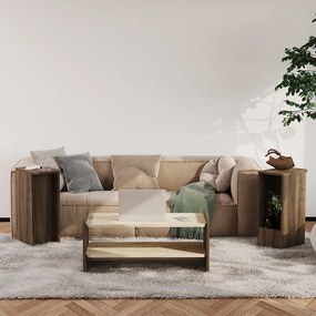 Amon - Travertine, Antique Walnut