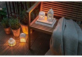 Urbania Lighthouse Manor fehér kerámia gyertyatartó - Kähler Design