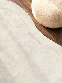 Krémszínű kézi szövésű gyapjúkeverék szőnyeg 125x200 cm Kari Organic – Villeroy&amp;Boch