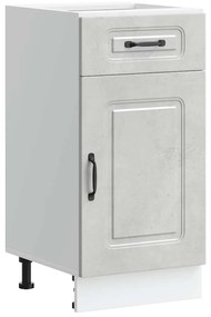 vidaXL Konyhai alapszekrény Kalmar beton szürke műfa