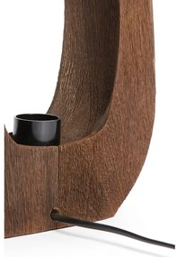 Barna asztali lámpa (magasság 30 cm) Kelafo – Light &amp; Living