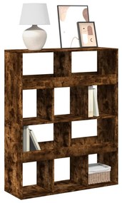 füstös tölgy színű szerelt fa könyvespolc 100 x 33 x 125,5 cm