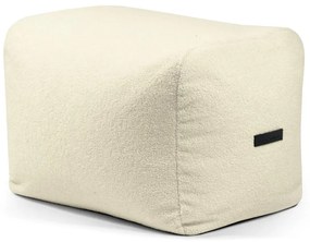 Krémszínű buklé babzsákfotel Plus 70 Lounge – SLOWDOWN