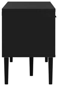 Fekete TV-állvány 177x57 cm Media – Tvilum