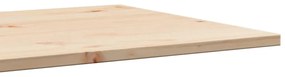 tömör fenyőfa téglalap alakú asztallap 100 x 50 x 1,7 cm