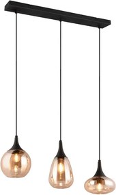 TRIO 317000313 LUMINA Többágú Függesztett Lámpa Fekete E14 IP20