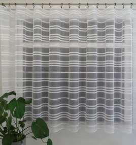 Mg Függöny öv 35806 FEHÉR-ezüst 250cm pol 0,5m