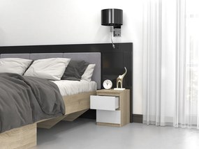 Odell M2 MIX éjjeliszekrény, 30x40x30 cm, fehér-sonoma