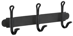 Nostalgia fekete hármas öntapadós fali akasztó - Wenko