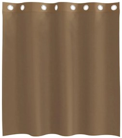 2 db világosbarna színű fátyolfüggönyök rojtokkal
