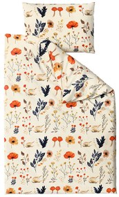 Mikroplüss ágyneműhuzat PAPAVA krémszínű Ágyneműhuzat mérete: 70 x 90 cm | 140 x 220 cm