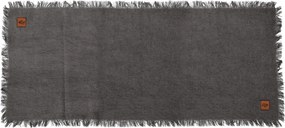 Éles pamut terítő/futófelület, 150x40cm, szürke