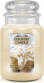 Sugar Cookie Star Country Candle nagy illatgyertya 2 kanóccal