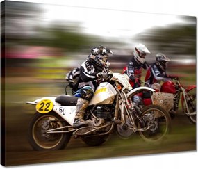 Vászonkép 40x30 Motorkerékpár Motor Sport