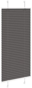 pliszírozott redőny fekete 55x100 cm szövetszélesség 54,4 cm
