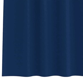 Függönyök függönyökkel 2 pcs Sötétkék 225 x 140 cm Poliészter