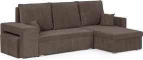 NEX Kinyitható sarokkanapé Barna