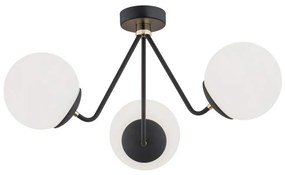 Argon 1478 - Felületre szerelhető csillár TOMAR 3xE27/15W/230V fekete