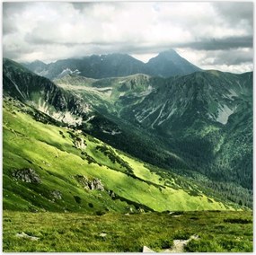 Poszterek 30x30 Tátra Lengyel hegyek Kilátás