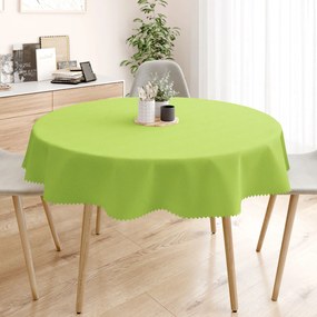 Goldea teflonbevonatú asztalterítő - zöld - kör alakú Ø 100 cm