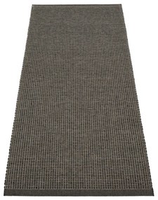 Antracitszürke kültéri-beltéri futószőnyeg 70x180 cm Emm Black Linen – Pappelina
