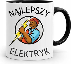 Bögre Fekete Villanyszerelő Ajándék Legjobb Villanyszerelő fényképes nyomtatással