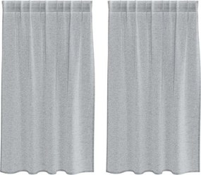 vidaXL Voile Függöny 2 pcs Sötétszürke 140 x 140 cm Poliészter