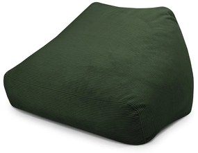 Zöld kordbársony babzsákfotel Sofa Snug – SLOWDOWN