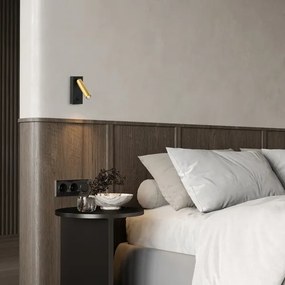 Brilagi - LED Fali spotlámpa MAYA 1xG9/7W/230V fekete/arany