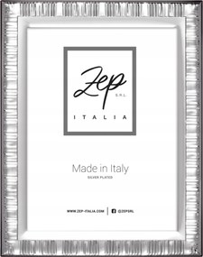 Fém képkeret 15x20 ezüst elegáns esküvői ajándék