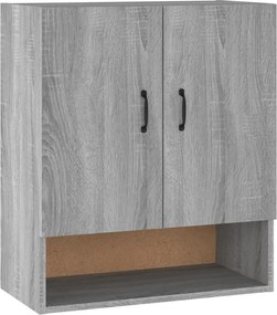 vidaXL szürke sonoma színű szerelt fa faliszekrény 60 x 31 x 70 cm