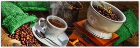 Poszterek 200x66 Csésze és zöld zsákok