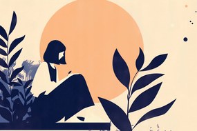 Poszter 45x30cm Elmélkedés