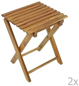 Barna kerti szék szett 2 db-os Tacoma – Garden Pleasure