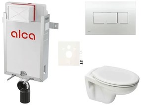 Fali WC szett Alca befalazáshoz + Ceramia S-Line Pro WC SIKOAP5
