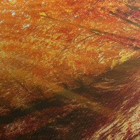 Őszi erdő képe (120x50 cm)