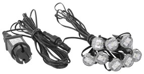 Eglo 98184 - LED Kültéri dekoratív lánc SPINETOLI 9xLED 10m IP65 meleg fehér