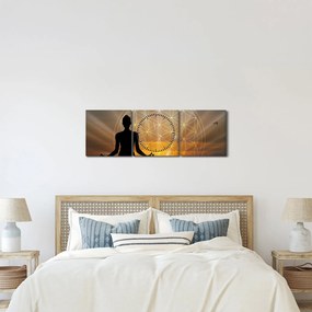 A meditáció képe (órával) (90x30 cm)