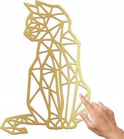 Geometrikus Dekoráció Falra Cica Geometrikus Állat Fa Dekoráció