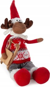 Doll karácsonyi figura 18x14x62 Eurofirany piros