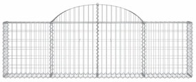 20 db íves horganyzott vas gabion kosár 200x30x60/80 cm