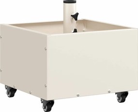 vidaXL Napernyőtalp Fehér 45 x 45 x 45 cm Acél