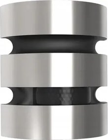 Kültéri LED-es kerti fali lámpa érzékelővel ezüst 3000K Lutec