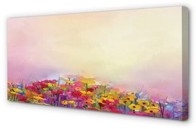 Canvas képek A fényképek virágok ég 100x50 cm