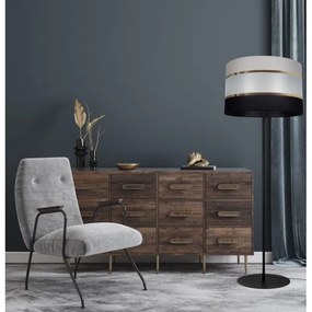 Állólámpa CORAL 1xE27/60W/230V fekete/szürke