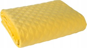 Dekoratív ágytakaró Velvi 220x240 cm Sárga