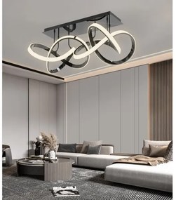 Wofi 9134-205 - LED állítható mennyezeti lámpa INDIGO LED/64W/230V fekete/krom