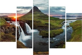 Kép - Kirkjufell naplementében (150x105 cm)